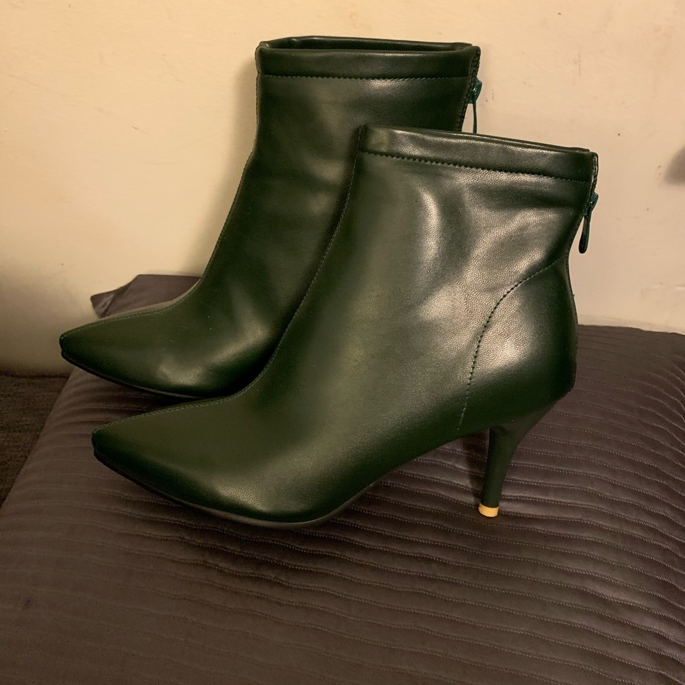 Brand New!! Faux leather Ankle Booties